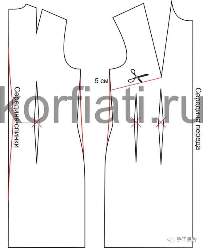 欧美风-高端女装外套上衣结构纸样合集！(图3)