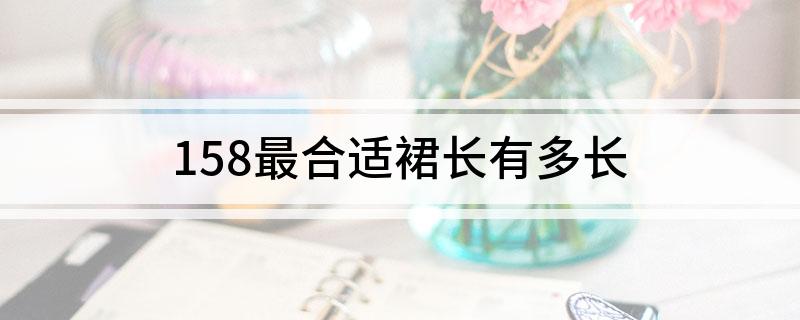 158最合适裙长有多长(图1)